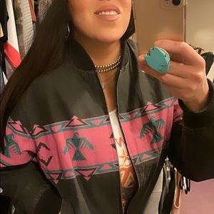 Vintage Wrangler Brushpopper bomber jacket